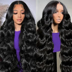 13x6 Body Wave Lace Front Wigs Human Hair 200% Density 13x6 HD Transparent Frontal Wigs Human Hair for Women Pre Plucked Body Wave Glueless Wig 26 Inch