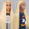 613 30 Inch Lace Front Wigs Human Hair Blonde 13x6 HD Lace Straight Wigs Human Hair for Black Women 180% Density 613 Frontal Wigs Human Hair Pre Plucked with Baby Hair