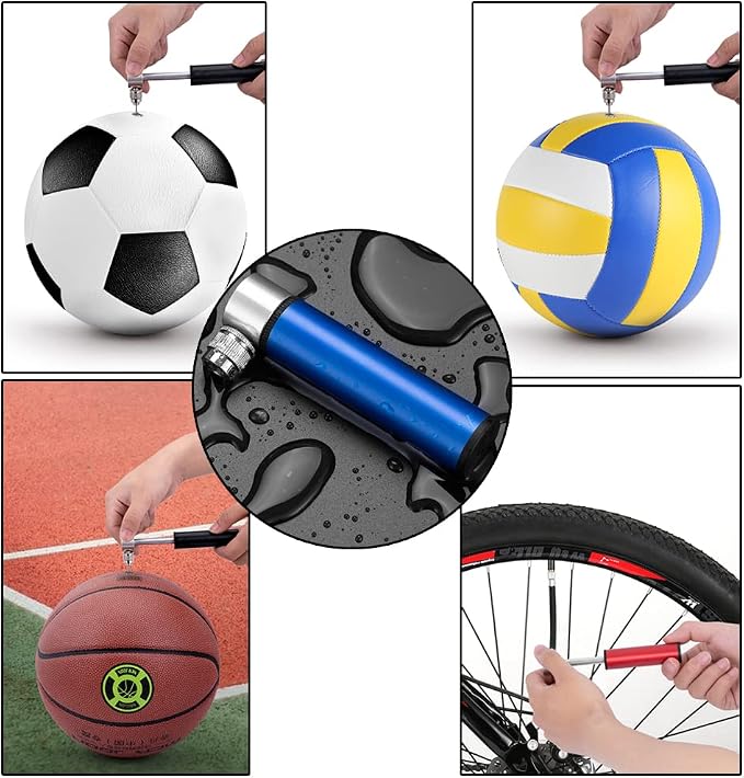 Portable Mini Bicycle Pump, Aluminium Bicycle Air Pump, Easy Inflatable - Image 4