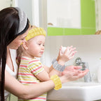 Face Wash Headband and Wristband Set - Microfiber Wrist Towels with Holder for Spa, Absorbent Scrunchies