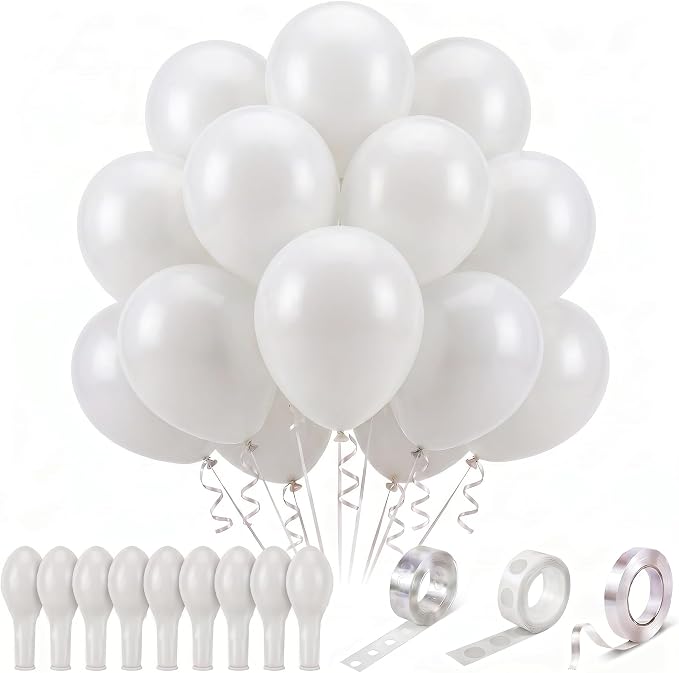 Balloons 100 Pack 12 Inch – Latex Party Balloons by Vian