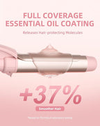 Curling Iron 1.25 Inch, Long Barrel 1 1/4 Inch Hair Curler, 43 Million Ionic Ceramic Curler with 5 Temp up to 430 Degrees, Auto Shut-Off, Dual Voltage