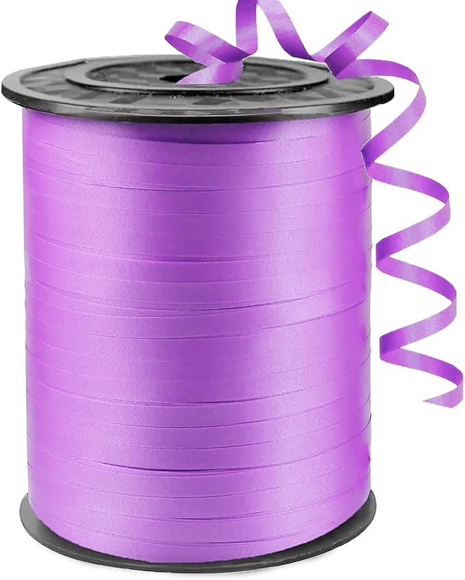 500 Yard Premium Light Purple Curling Ribbon Balloon String, 3/16" by WFAUIBR