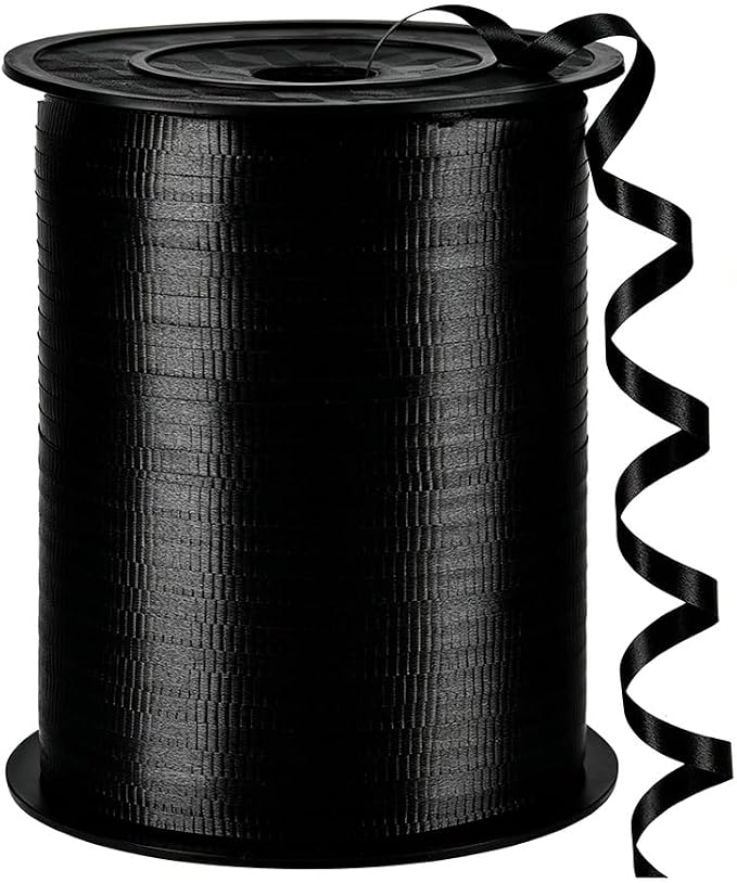 Black Ribbon, 500 Yard Curling Ribbon by LACNNY