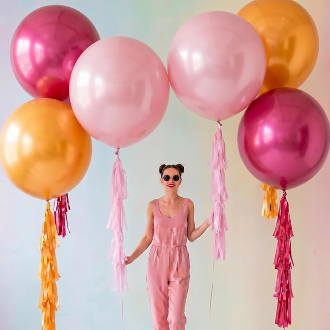 6 Set 36 Inch Giant Balloons by Unknown