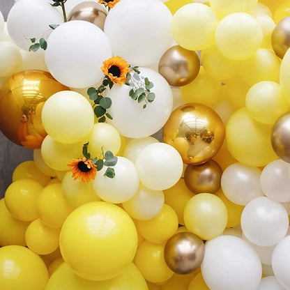 10 Inch Yellow Balloons - Image 3