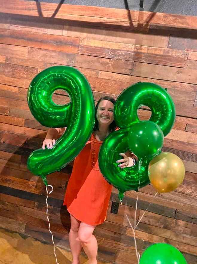 Green Number 18 Balloon 40 Inch, 18th Birthday Party Decorations Men Women | - Image 9
