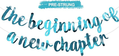 BEISHIDA Bright Lake Blue Pre-Strung The Beginning of A New Chapter Banner | by Beishida