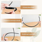 6 Pack No Pressure Headbands for Glasses Wearers - Flexible Non-Slip Hairbands, Matte Plastic with Teeth, for Women & Girls, Comfortable No Pressure, Ideal for Daily Use, Makeup & More