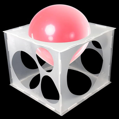 11 Holes Plastic Balloon Sizer Cube Box Collapsible 2-10 Inch Balloon Sizer by Unknown