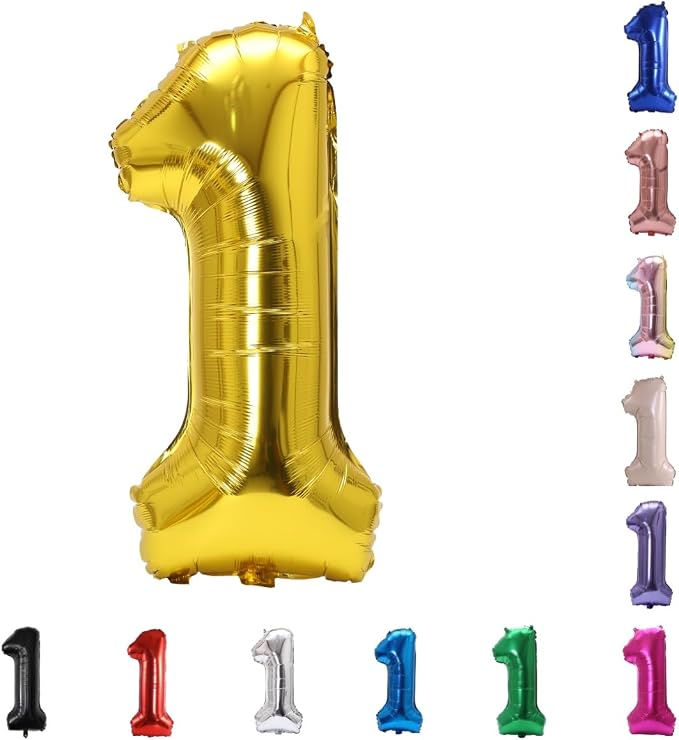 YPSelected 32 Inch Large Foil Helium Number Balloon Birthday Wedding Party 0-9 by YPSelected