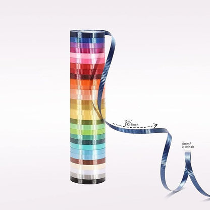 30 Roll Curling Ribbon Vivid Gift Wrapping Ribbons 30 Kinds Colors - Image 3