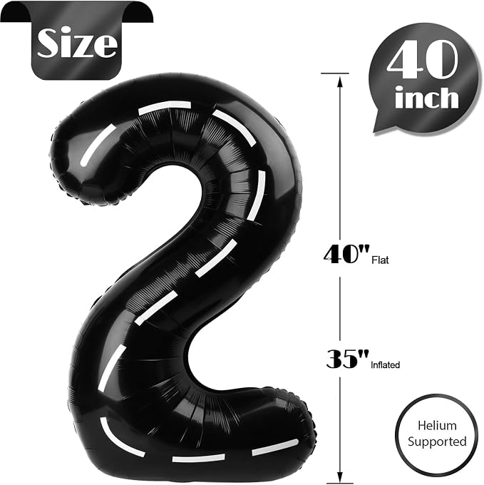 Race Car Number 2 Balloon 40 Inch - Image 5