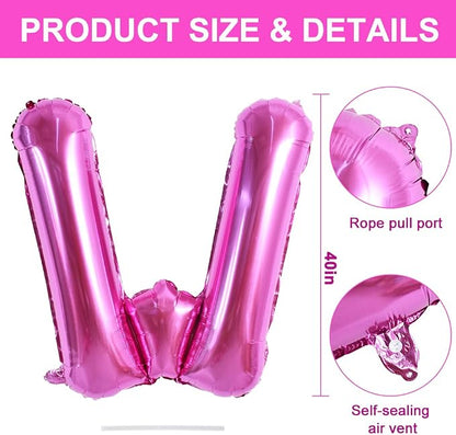 TONIFUL 40 Inch Large Rose Red Letter Balloons - Image 2