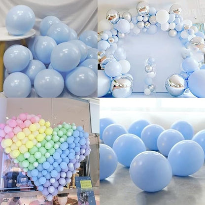5 inch Pastel Blue Party Balloons - Image 5