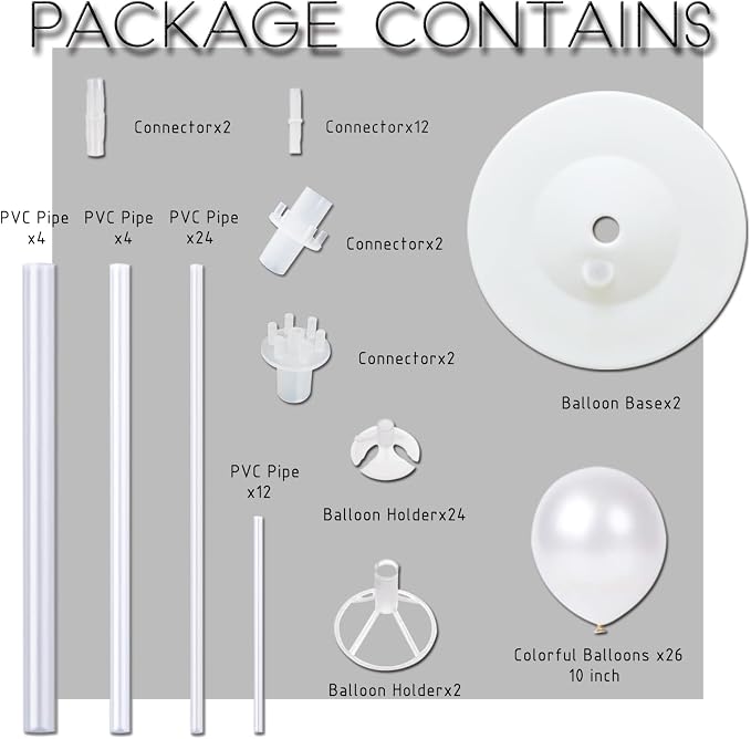 Pink Balloon Stand Kit Set of 2 - Image 2
