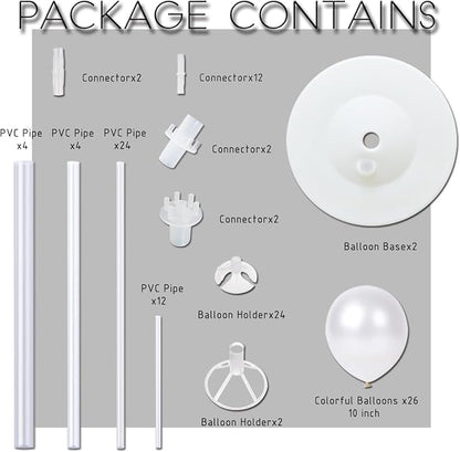 Pink Balloon Stand Kit Set of 2 - Image 2