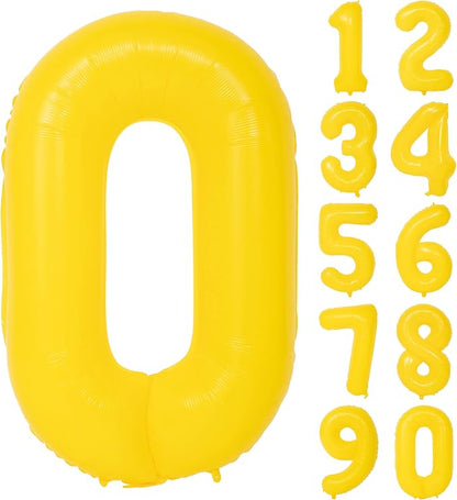40 In yellow graffiti Number Balloons Helium Foil Mylar Balloon Digital 0 | by Exquisitehighqualitypartydecorationstomeetyoureveryneed%EF%BC%81