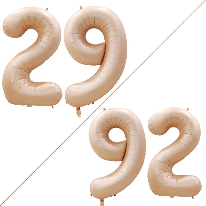 Number 29 Balloons for 29th Birthday Party Decorations, 42 Inch Jumbo Foil by GOER