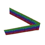 Men's Women Fashion Sports Sweatband Hand Decor for Running Fitness Spa, Long Multifunction Animal Neon Rainbow Colorful Cheetah Leopard Print Black Head Ribbon Headwear