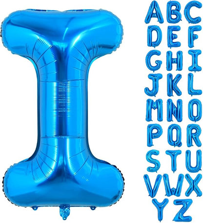 TONIFUL 40 Inch Large Blue Letter I Foil Balloons Alphabet Balloons | Giant by TONIFUL