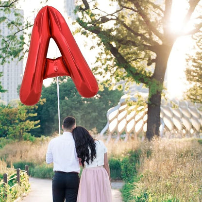 TONIFUL 40 Inch Large Bright Red Letter Balloons A-Z, Giant Jumbo Helium Foil - Image 4