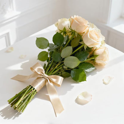KINGLAKE Champagne Gold Satin Ribbon - Image 6
