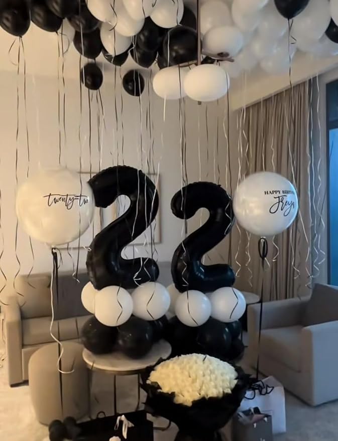 Number Balloon 40 Inch Black Number 25 - Image 4