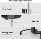 SyyBhb Professional Standing Hair Color Processor, Temperature & Angle Adjustable, 60-Minute Timing, Hair Dyeing/Perm Styling/Heating/Oil Treatment for Salon & Home Use