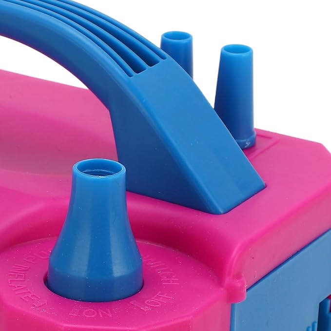 600W Electric Balloon Pump, Dual Nozzle Automatic Balloon Inflator Blowing - Image 7