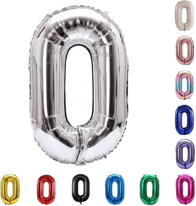 YPSelected 32 Inch Large Foil Helium Number Balloon Birthday Wedding Party 0-9 by YPSelected
