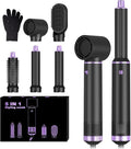 5 in 1 Hair Dryer Brush, Negative Ion Air Styler Wrap Hair Styler Upgrade Blow Dryer Brush Air Curler for Hair, Blowout Brush Set As A Gift for Straight/Curl/Drying/Smoothing