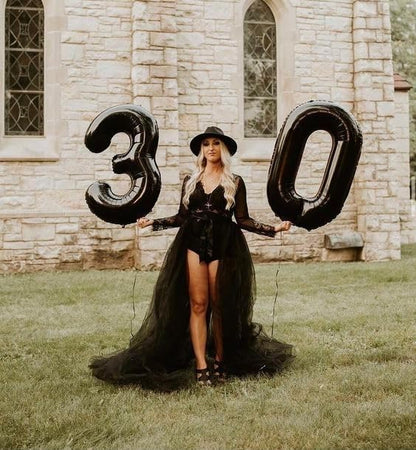 Black 30 Balloon - Image 7