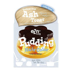 eZn Pudding Hair Dye, Ammonia-Free, Semi-Permanent DIY Korean Hair Dye Color with Keratin (Ash_Toner)