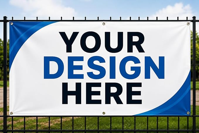 Custom Banner 3ft x 5ft Vinyl Banner Custom Backdrop by SmallwoodsTS
