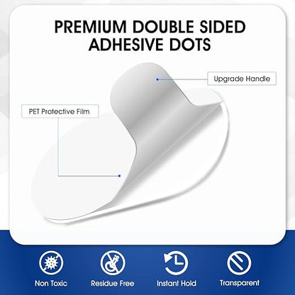 AROIC 1000 Pcs Double Sided Sticky Dots, Strong Adhesive Gel Double Sided Tape - Image 3
