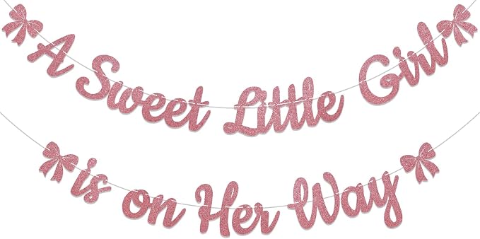 A Sweet Little Girl is on Her Way Banner by Yochamc