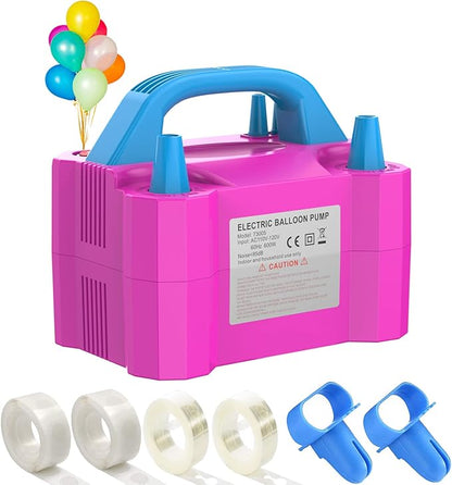 LANGXUN Portable High Power Electric Balloon Pump, Two Nozzle 110V 600W Air by LANGXUN