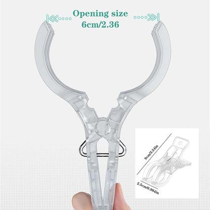 20 Pack Plastic Transparent Balloon Arch Clips - Image 2