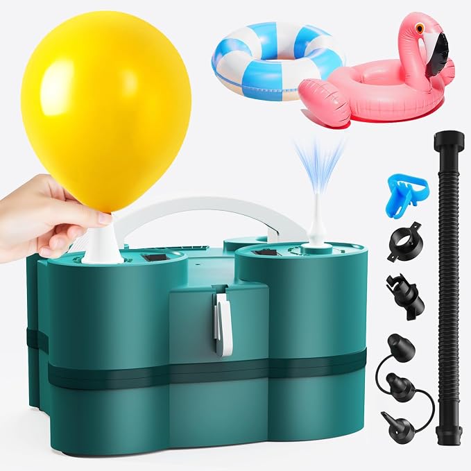 Balloon Pump, ​​3-in-1 Electric Balloon Pumps, Balloons Blower by CEMECER