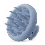 HEETA Scalp Massager Hair Growth, Scalp Scrubber with Soft Bristles, Integrated Silicone Design, Exfoliator for Dandruff Removal & Relaxation, Shampoo Brush Fit Wet Dry Hair Use, Dark Blue