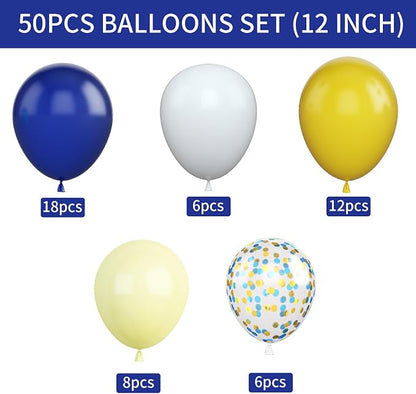 Blue and Yellow Balloons Set - Image 2