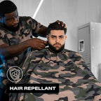 Barber Strong The Barber Cape Haircut Cover for Men, Hair Repelling and Static-Reducing Material, Water Resistant Fabric