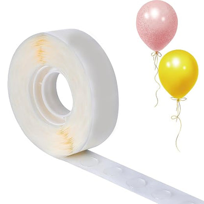 LMJIA 500PC White Balloon Adhesive Dots, Removable Double Sided Adhesive Dots by LMJIA