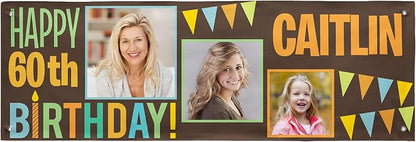 Let's Make Memories Personalized Happy Birthday Banner by LetsMakeMemories