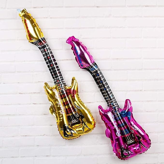Music Party Decoration Music Note Balloon Disco Balloon Guitar Foil Balloon - Image 4