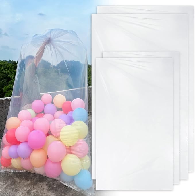 Large balloon bags, balloon transport bags transparent giant storage bags 59x98 - Image 7