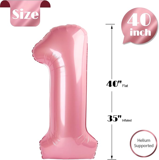 Pastel Pink 1 Balloon - Image 5
