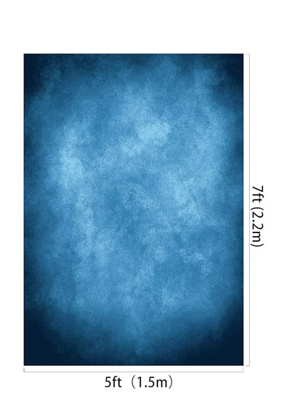 Kate 5x7ft Dark Blue Abstract Backdrops Blue Portrait Professional Backgrounds - Image 2