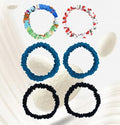 6 Pack 100% Muberry Silk Scrunchies for Women Luxury Hair Ties,No Damage Gentle Hair Bands,Ponytail Holders Silk Hair Ties for Thick and Thin or Curly Hair